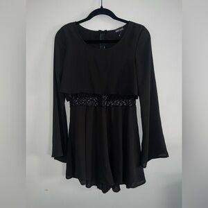 Wet Seal Medium Black Romper